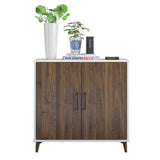 Ameriwood Home Ovando White Contemporary/Modern Wood Media Cabinet