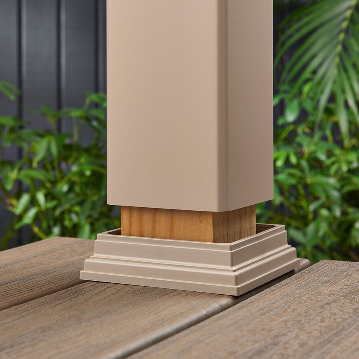 Trex 4-in x 4-in Rope Swing Composite Deck Post Base Trim