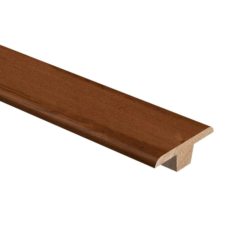 Zamma Dark Red Oak 0.375-in T x 1.75-in W x 94-in L Wood Floor T-moulding