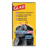 Glad 70-Pack 30-Gallon Black Plastic Can Trash Bag