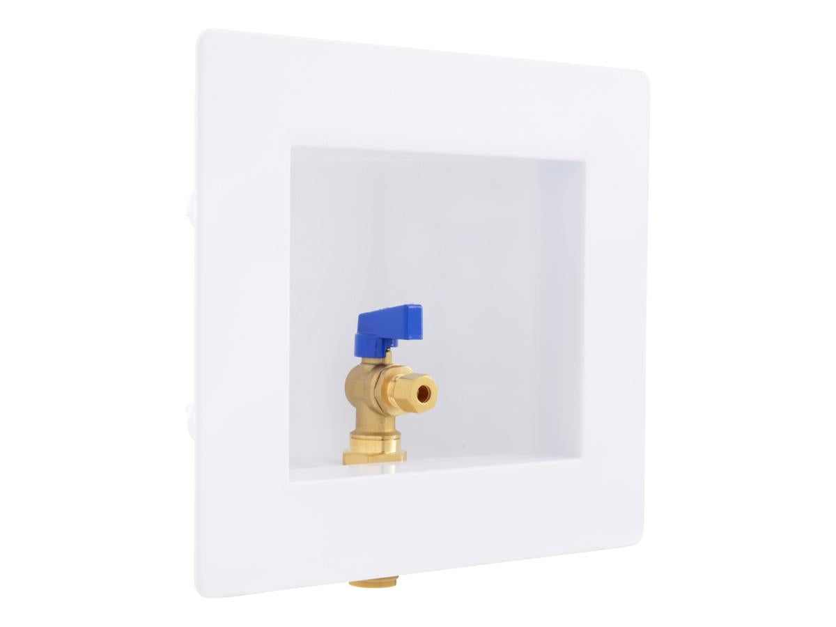 SharkBite Quarter-Turn Ball Valve Push-to-Connect Ice Maker Outlet Box