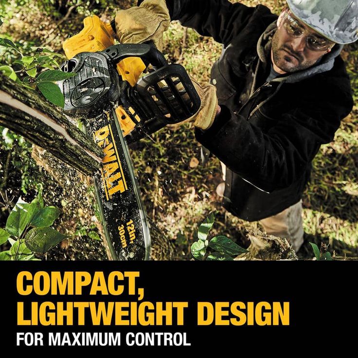 12 in. 20V MAX Lithium-Ion Cordless Brushless Chainsaw (Tool Only)