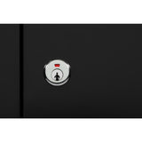 Saratoga Black Wall-Mount Lockable Mailbox - Super Arbor