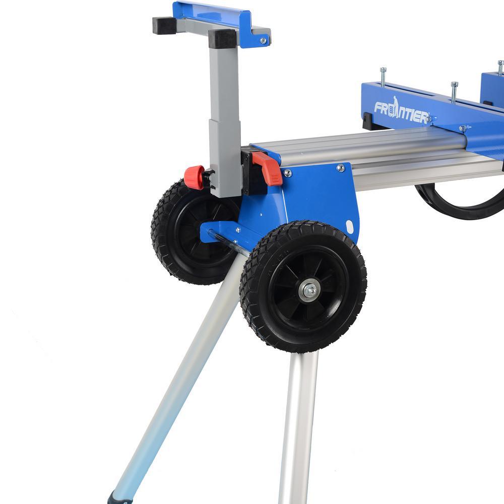 45-1/4 in. Miter Saw Stand with Aluminium Top - Super Arbor