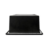 Matte Black 8 in. x 36 in. Stainless Steel Niche - Super Arbor
