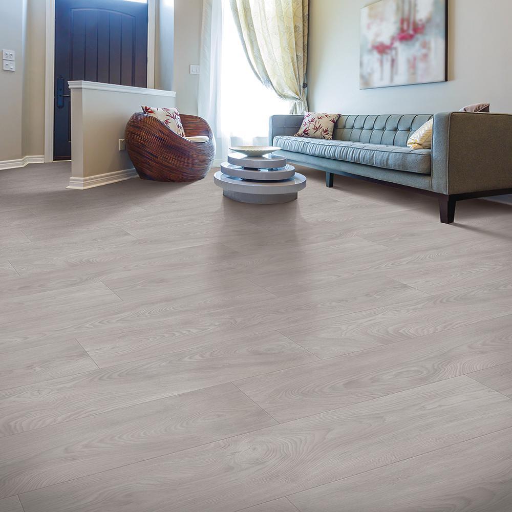 IVC Medium Grey Oak Residential Vinyl Sheet, Sold by 13.2 ft. Wide x Custom Length - Super Arbor