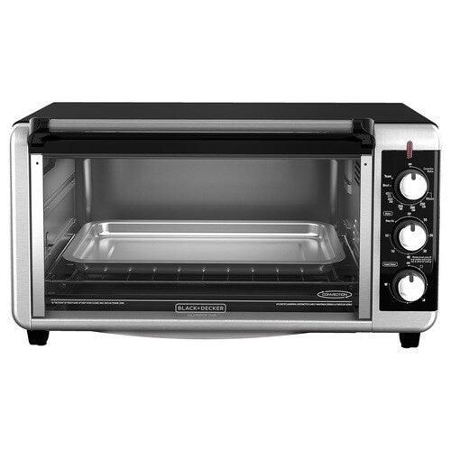 BLACK+DECKER 8-Slice Stainless Steel Convection Toaster Oven (1500-Watt)