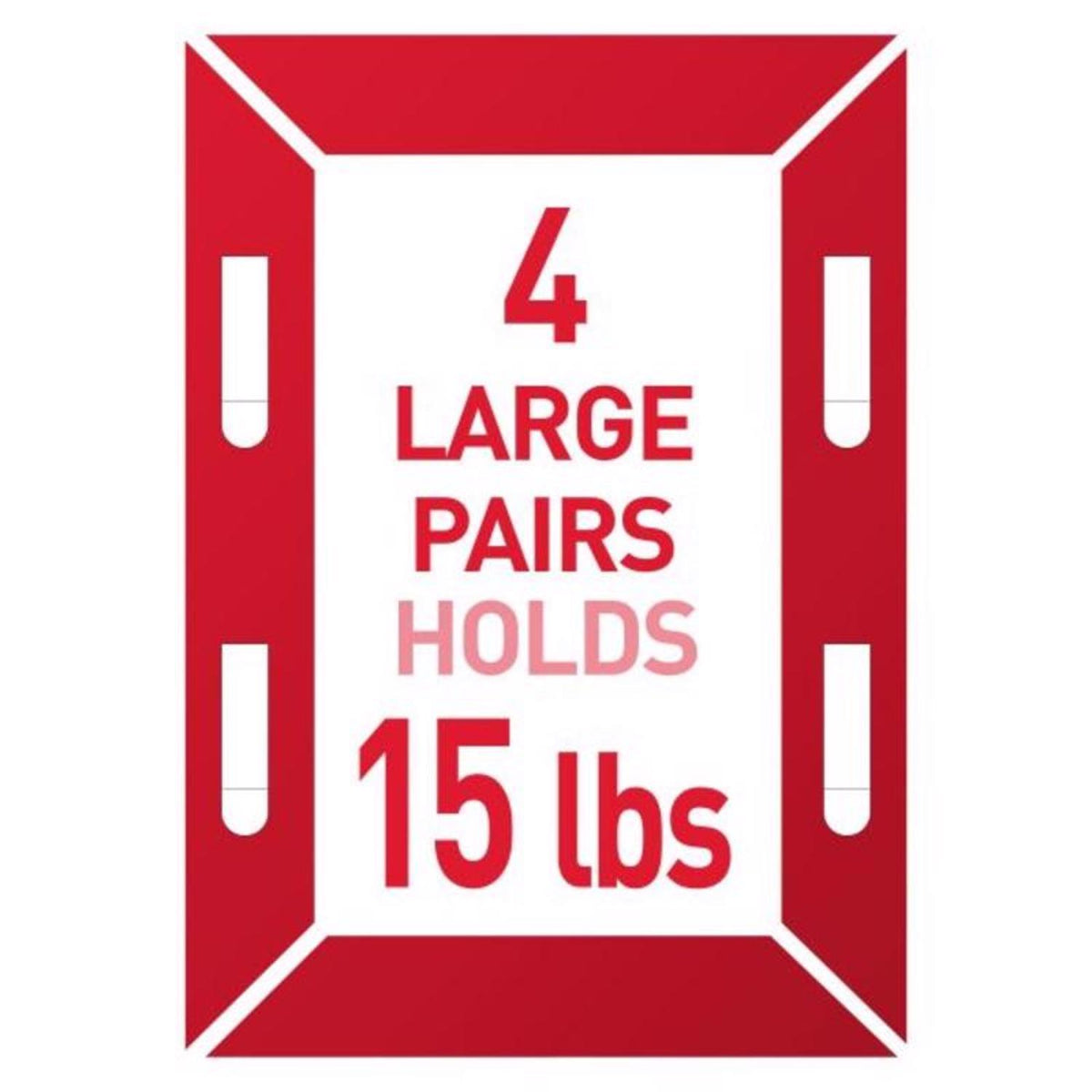 3M Command White Large Picture Hanging Strips, 16 lb Hold, 8 Pack (4 Pairs)