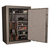 64-Gun Fire-Resistant Electronic Lock Gun Safe, Gray - Super Arbor