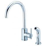 Danze Danze Parma; Chrome 1-Handle Deck-Mount High-Arc Handle Kitchen Faucet