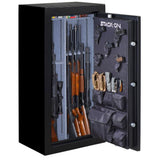 Elite 30-Gun Fireproof Safe with Electronic Lock, Black - Super Arbor