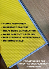 Deco Products Hydrostop Tropical Cape Waterproof Rigid Core Vinyl Plank Sample, 7 in x 6 in, 20-mil Wear Layer
