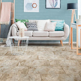 Congoleum DuraStone Elements Breeze Vinyl Tile Sample