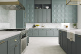 Satori Nouveau Crema Hexagon 7-in x 7-in Matte Porcelain Encaustic Floor and Wall Tile