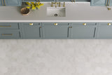 Satori Nouveau Crema Hexagon 7-in x 7-in Matte Porcelain Encaustic Floor and Wall Tile