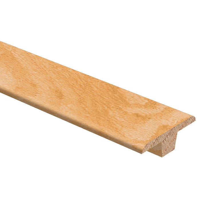 Zamma Unfinished Red Oak 0.375-in T x 1.75-in W x 94-in L Wood Floor T-moulding