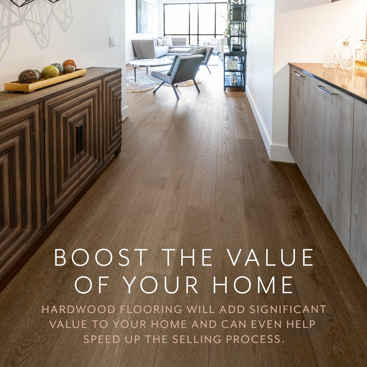 Element Flooring Sahara Lunar Surface Hickory 7-1/2-in W x 1/2-in T x 74-51/64-in Wirebrushed Engineered Hardwood Flooring (31.09-sq ft / Carton)