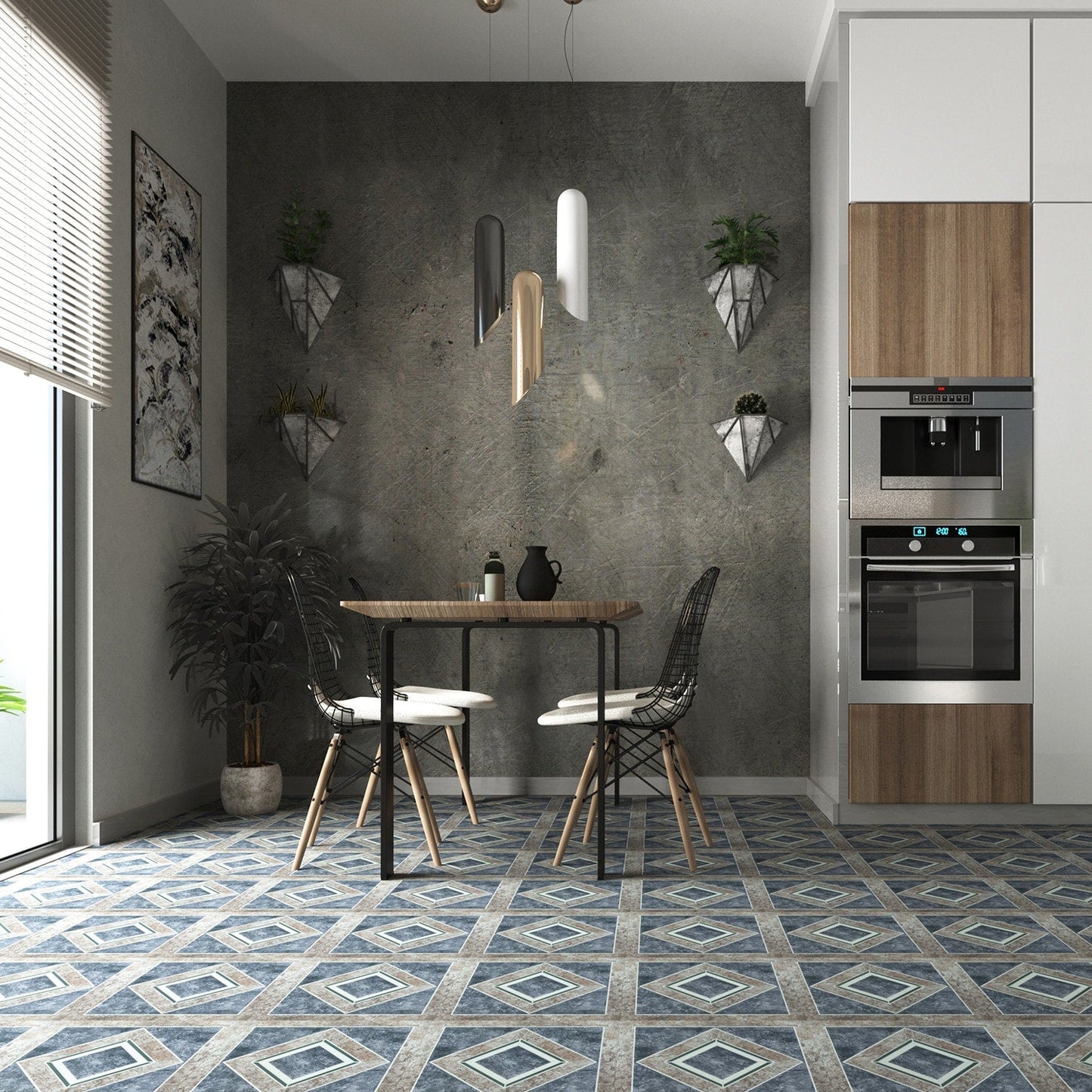 Lucida USA BaseCore Roman 12-in x 12-in Waterproof Peel-and-Stick Luxury Vinyl Tile Flooring (36-sq ft/carton)