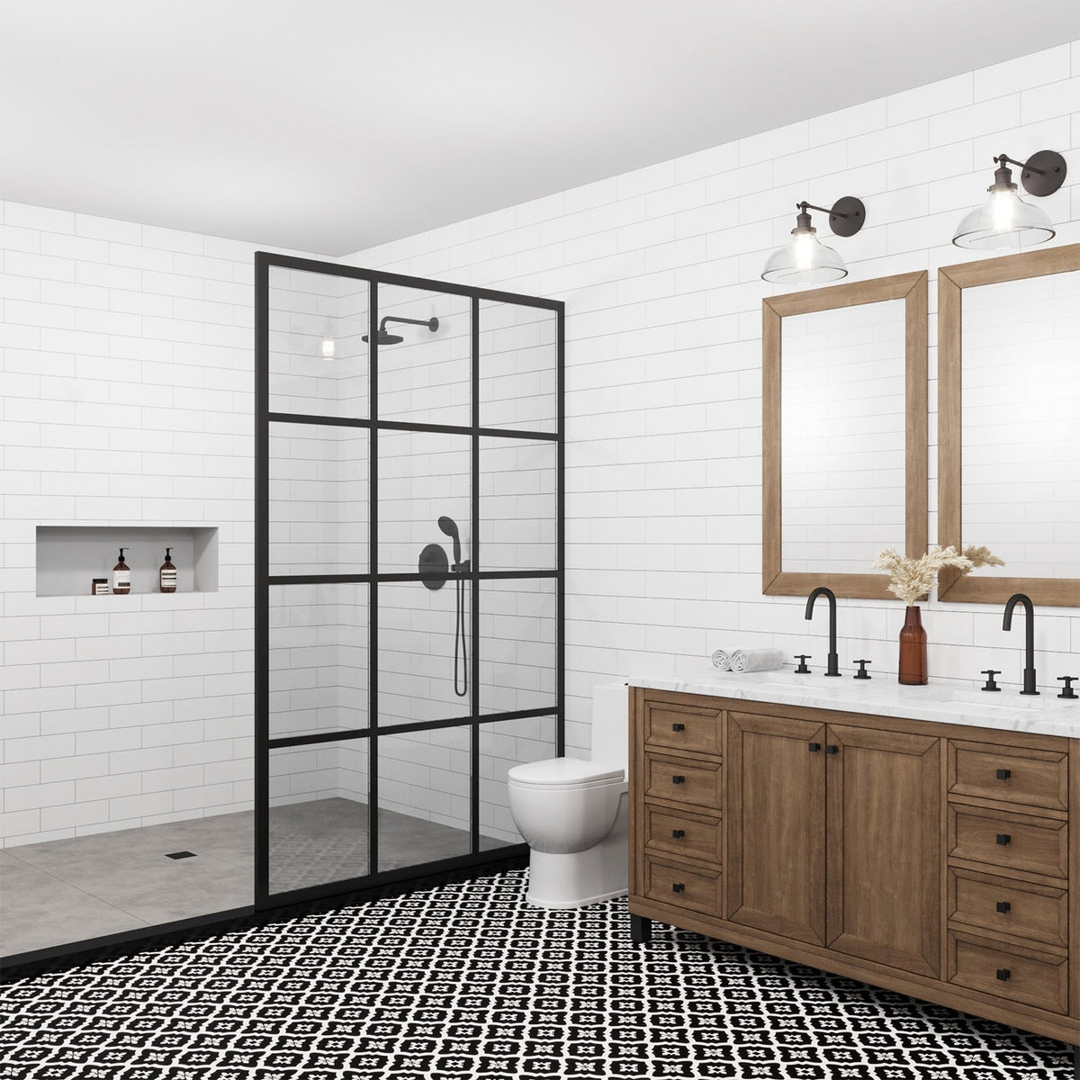 Lucida USA BaseCore Dark Venetian 12-in x 12-in Waterproof Peel-and-Stick Luxury Vinyl Tile Flooring (36-sq ft/Carton)