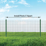 GARDEN CRAFT Powder-coated Steel U-post For Garden Fence