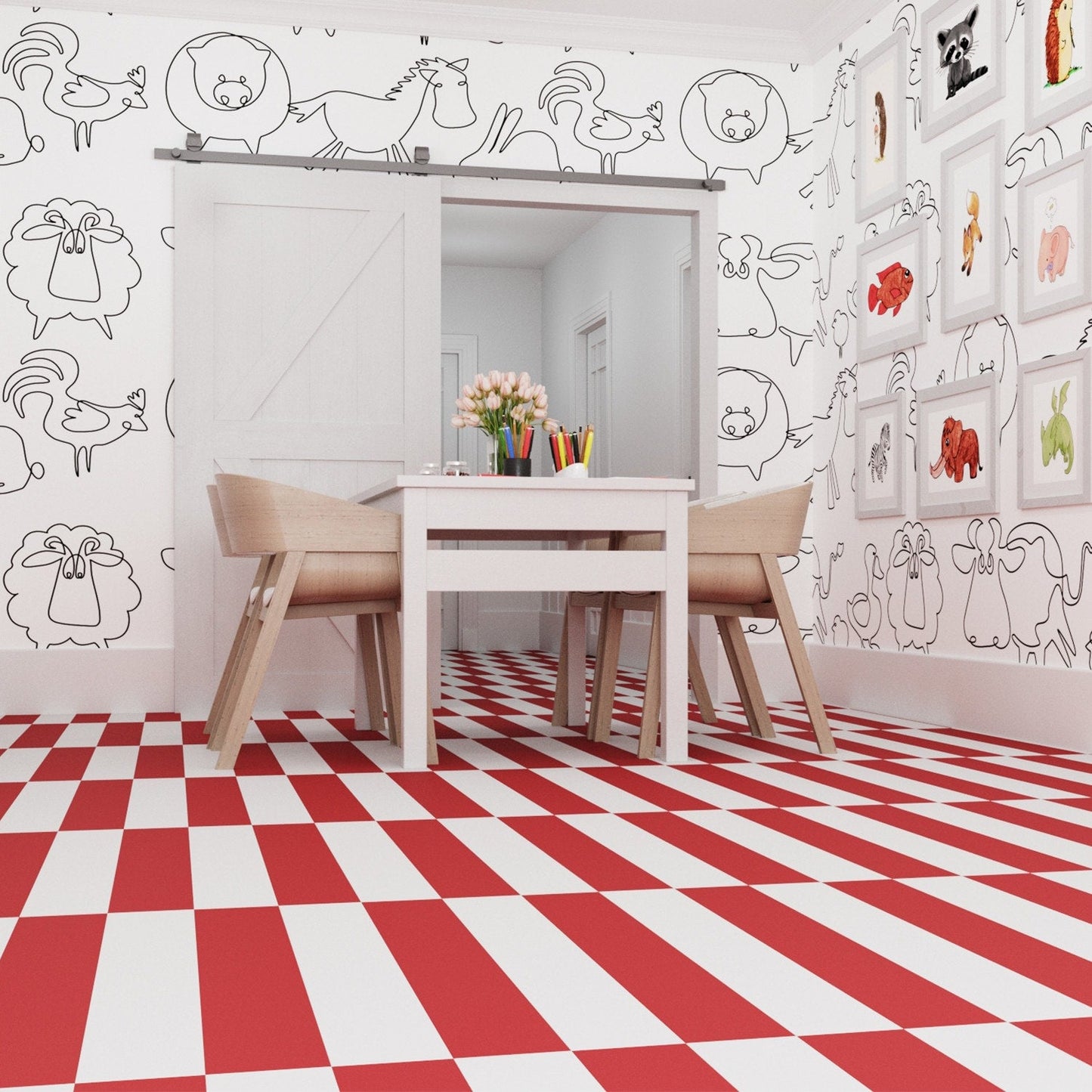 Lucida USA MonoCore Sangria 5-4/5-in W x 36-in L x 7-mm Thick Waterproof Interlocking Luxury Vinyl Plank Flooring, 22-mil Wear Layer (13-sq ft Carton)