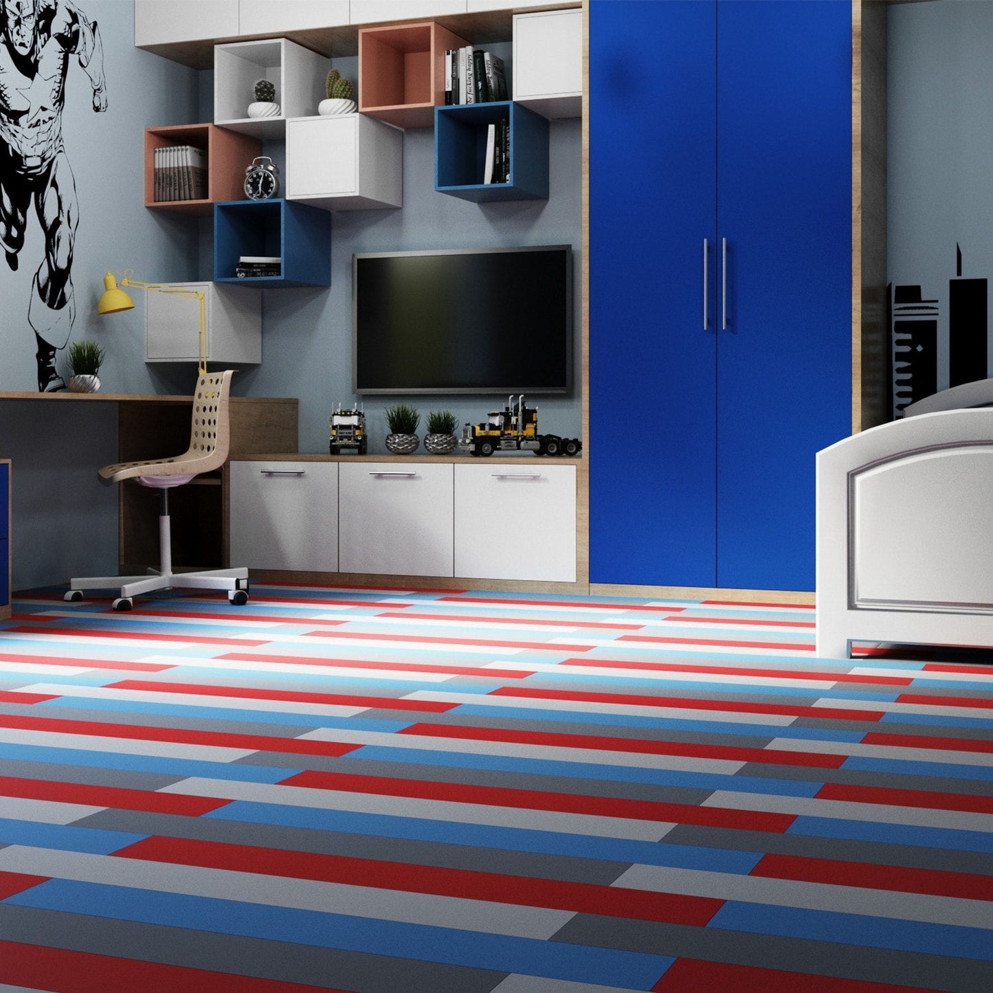 Lucida USA MonoCore Sangria 5-4/5-in W x 36-in L x 7-mm Thick Waterproof Interlocking Luxury Vinyl Plank Flooring, 22-mil Wear Layer (13-sq ft Carton)