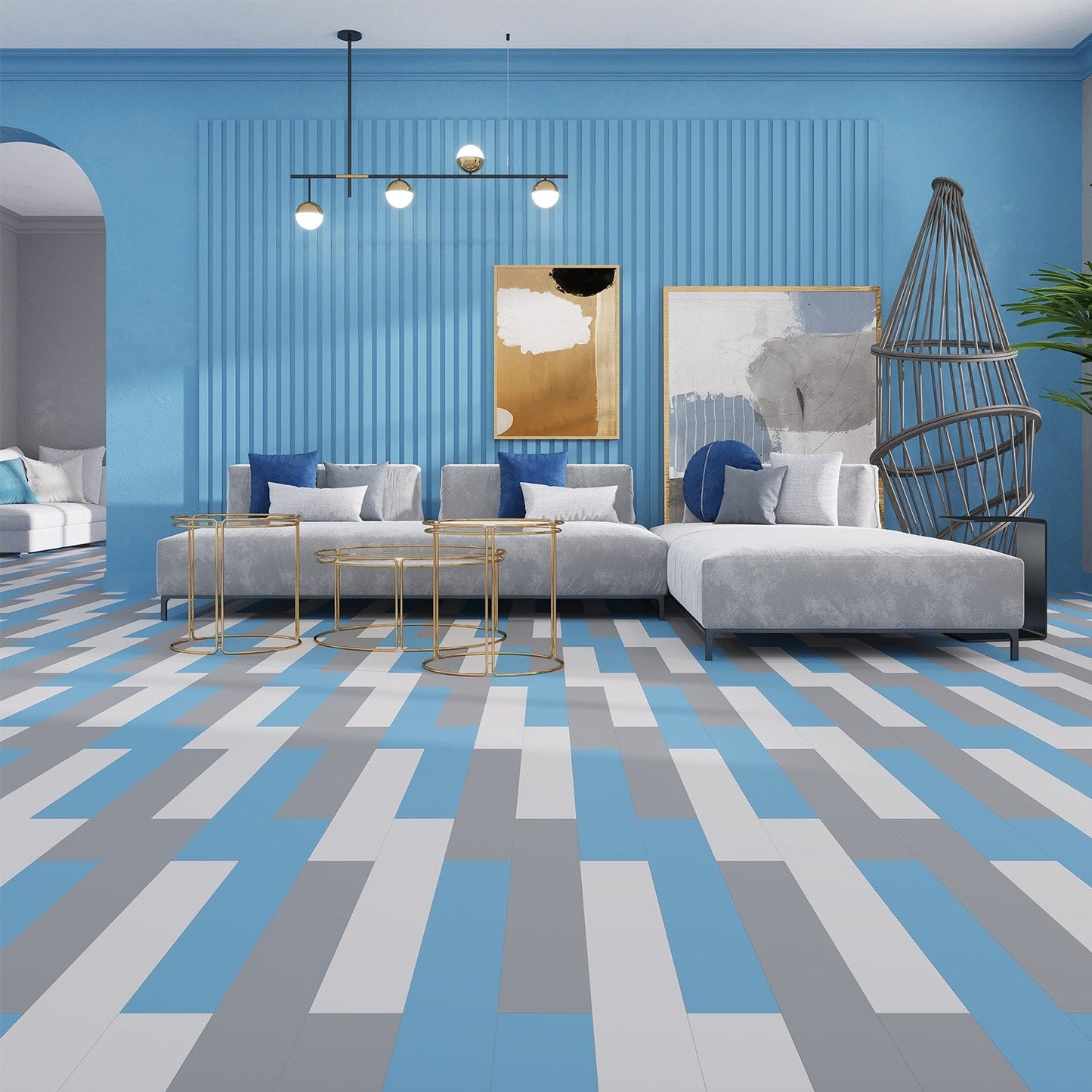Lucida USA MonoCore Taffy 5-4/5-in W x 36-in L x 7-mm T Waterproof Interlocking Luxury Vinyl Plank Flooring, 22-mil Wear Layer (13-sq ft/Carton)