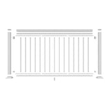 Freedom VersaRail Classic Aluminum Deck Rail Kit