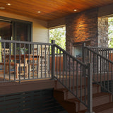 Freedom 2.5-in x 2.5-in x 5-ft Matte Bronze Aluminum Deck Post