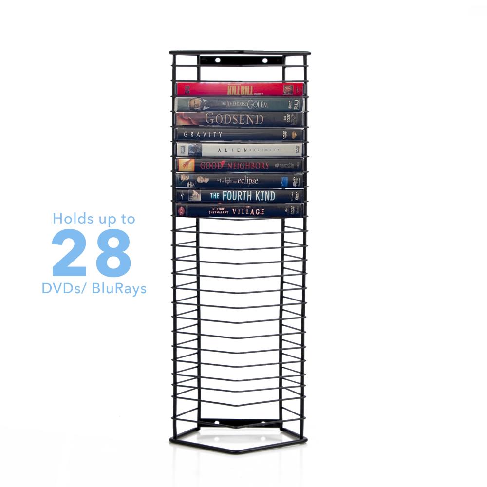 Atlantic Black Steel Traditional Metal Media Cabinet