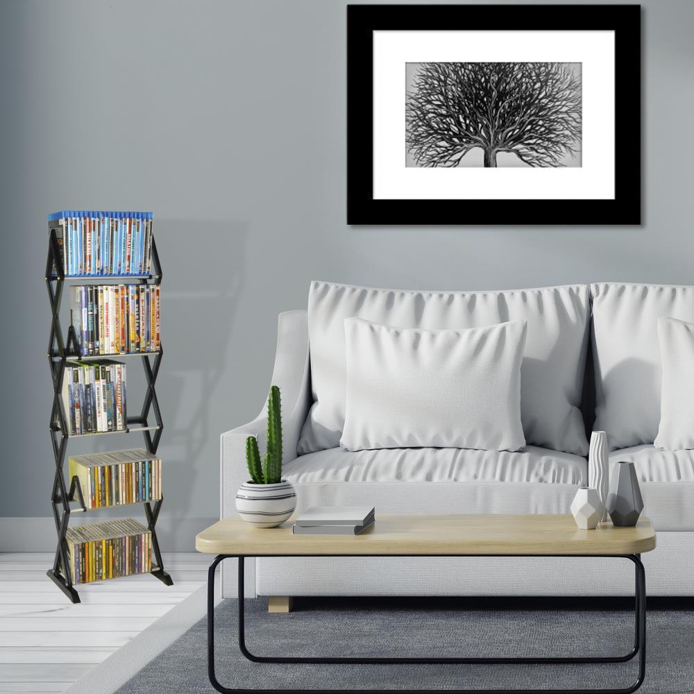 Atlantic Black Traditional Metal Media Cabinet