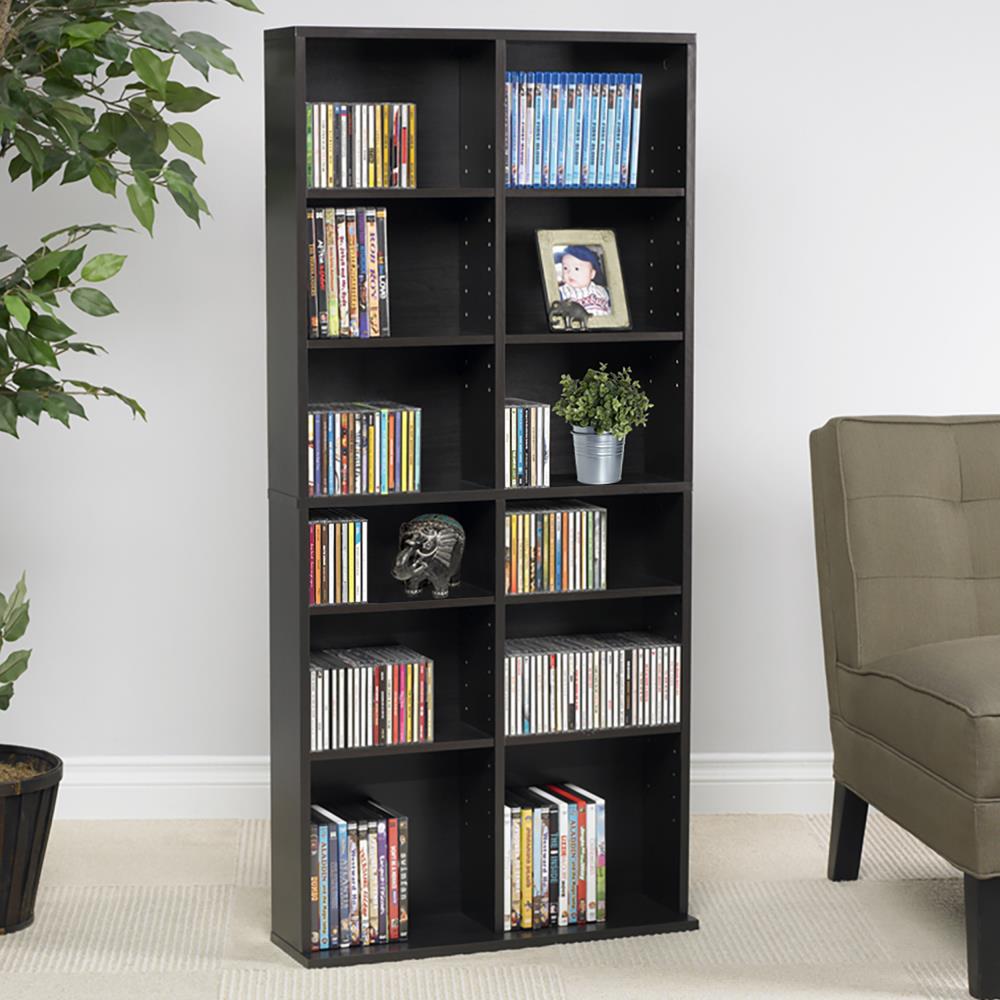 Atlantic Espresso Traditional Wood Media Cabinet