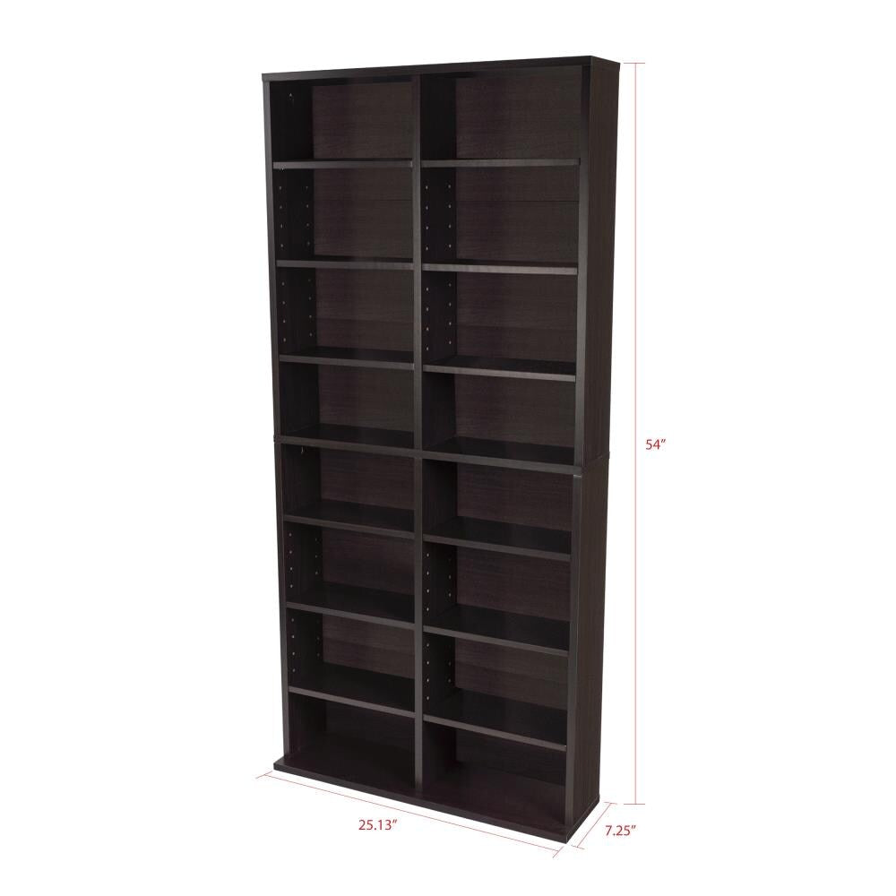 Atlantic Espresso Traditional Wood Media Cabinet