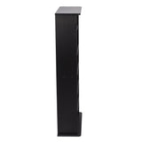 Atlantic Black Traditional Wood Media Cabinet