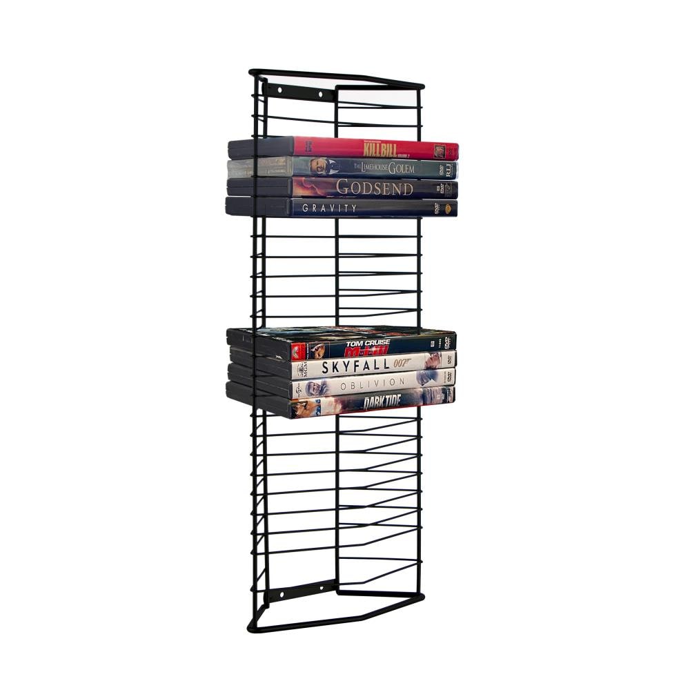 Atlantic Black Steel Traditional Metal Media Cabinet