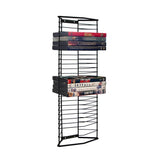 Atlantic Black Steel Traditional Metal Media Cabinet