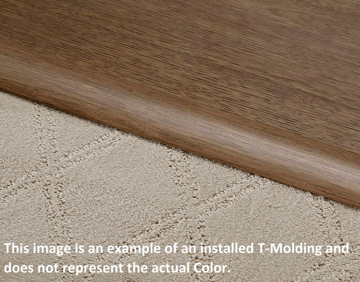 Element Flooring Constantia Urban Shadow 0.5-in T x 2-in W x 78-in L Solid Wood Floor T-moulding