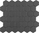 Satori Carbon 11-in x 12-in Matte Porcelain Hexagon Mosaic Floor and Wall Tile (0.9-sq. ft/ Piece)