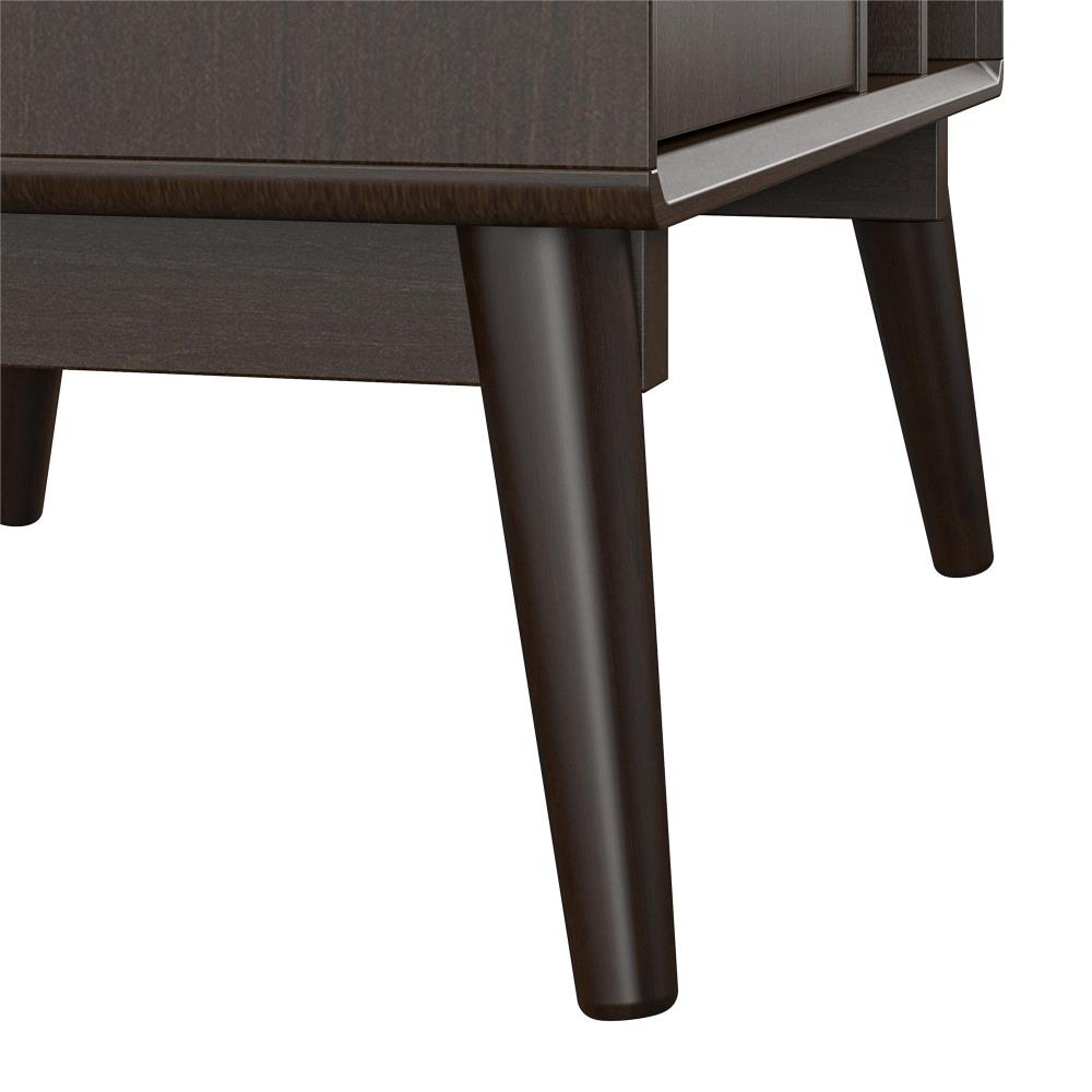 Ameriwood Home Brittany 24-in x 38.8-in Brown Rectangle Bar Cabinet