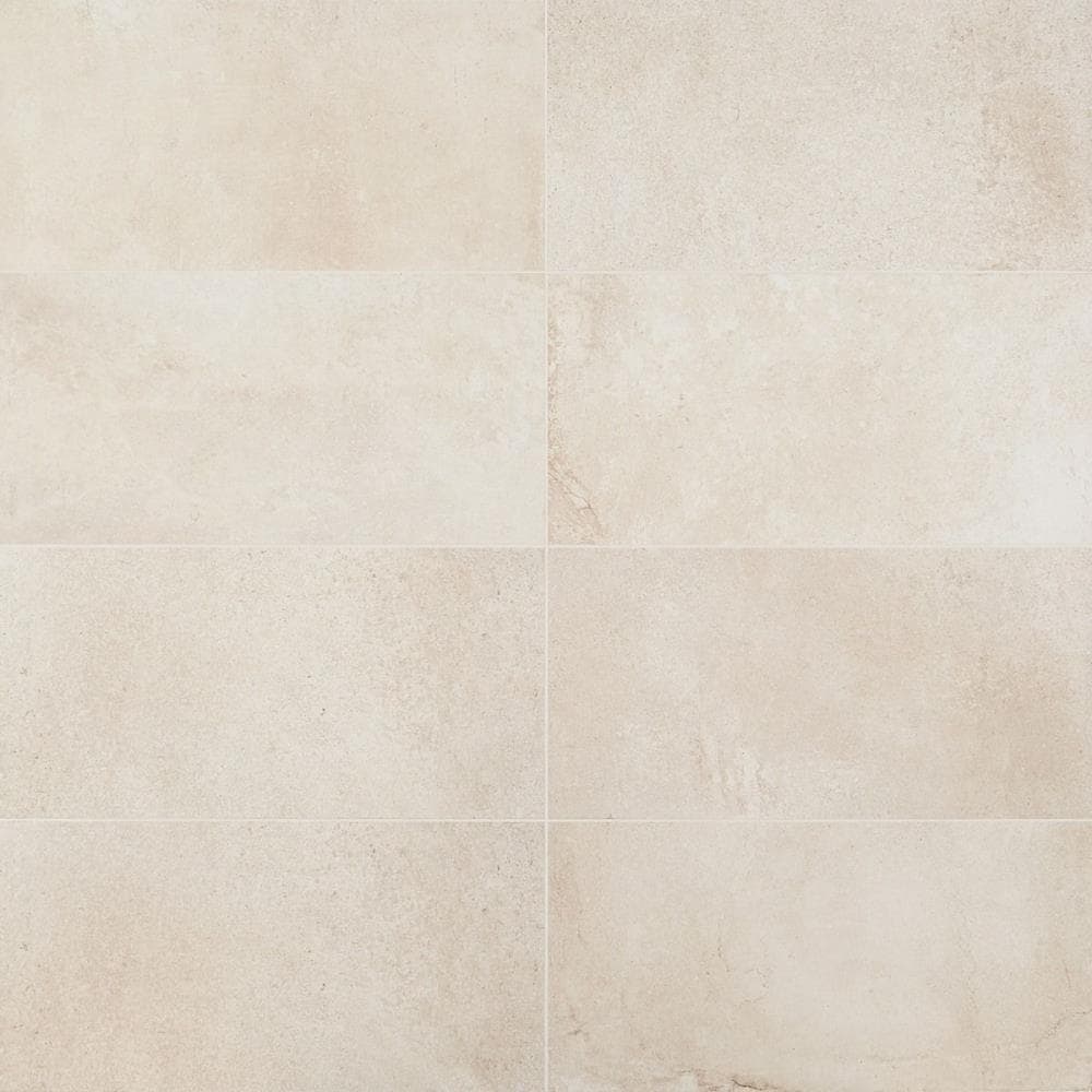 Artmore Tile Midtown Sand 12-in x 24-in Matte Porcelain Cement look Floor and Wall Tile product image
