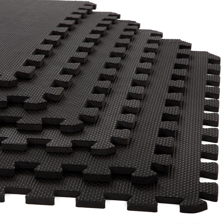 Fleming Supply 24-in W x 24-in L x 0.375-in T Interlocking Foam Gym Floor Tile (24-sq ft) (6-Pack)
