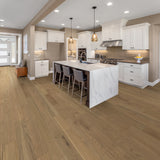 allen + roth White oak Aged Lodge hardwood flooring — lifestyle view