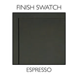 Design House Ventura 48-in x 30-in Surface Mount Espresso Mirrored Medicine Cabinet