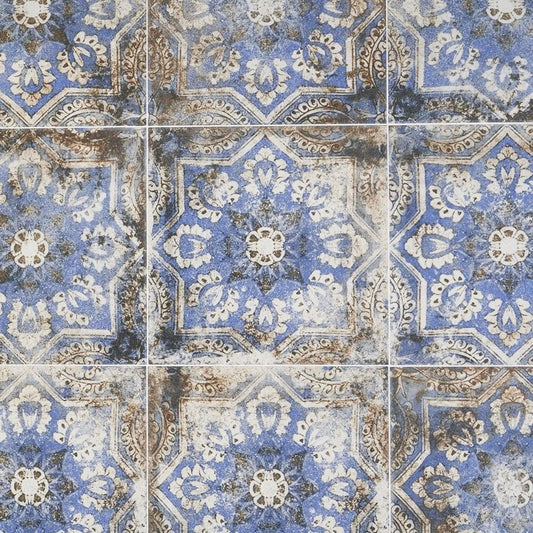 Artmore Tile Gorham Flora 8-in x 8-in Matte Porcelain Encaustic Floor and Wall Tile product image