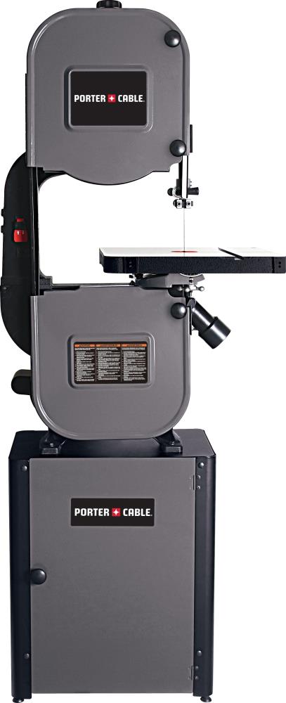 PORTER-CABLE 13.625-in 10-Amp Stationary Band Saw, Cast-Iron Table, 2 Speeds