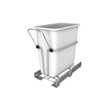 Rev-A-Shelf 20-Quart Plastic Pull-Out Trash Can with Soft-Close Slides
