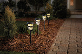Portfolio 4-Pack 8x Brighter (9.6-Lumen) Black Solar Integrated LED Path Light Kit, 3500K Warm White