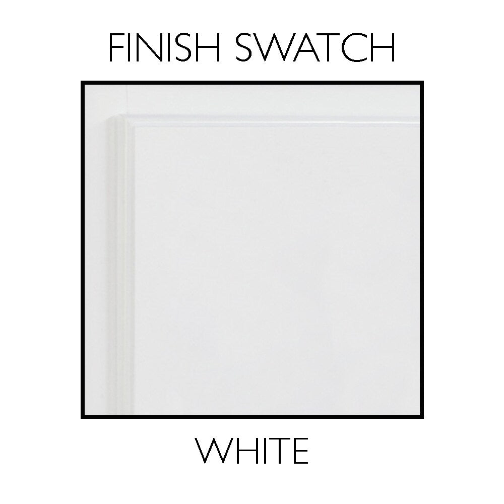 Design House Wyndham 24-in x 24-in Surface Mount White Mirrored Medicine Cabinet