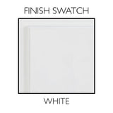 Design House Concord 16-in x 26-in Surface Mount White Mirrored Medicine Cabinet