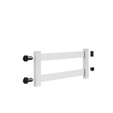 Freedom 2-ft H x 5-ft W White Vinyl Flat-top Fence Gate (Unassembled)